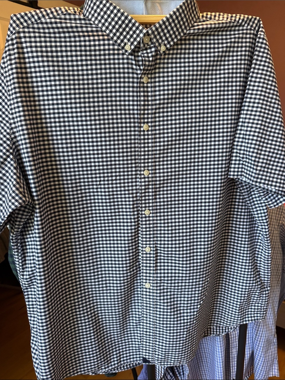 UNTUCKit Black and White Gingham Button-Down Shirt